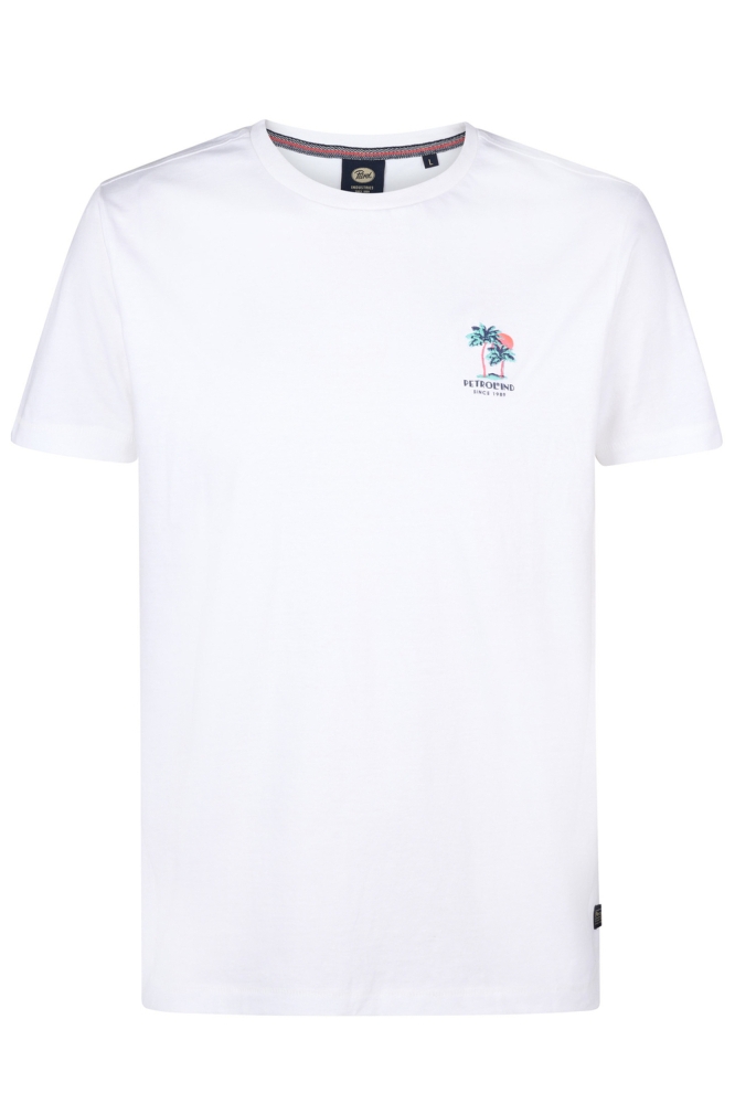 T SHIRT MET KORTE MOUWEN M 1050 TSR644 0000 BRIGHT WHITE